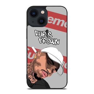 CHRIS BROWN CARTOON SUPREME  iPhone 14 Plus Case Cover CHRIS BROWN CARTOON SUPREME  iPhone 14 Plus Case Cover