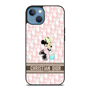 CHRISTIAN DIOR PARIS PINK MINNIE MOUSE DISNEY iPhone 13 Case Cover CHRISTIAN DIOR PARIS PINK MINNIE MOUSE DISNEY iPhone 13 Case Cover