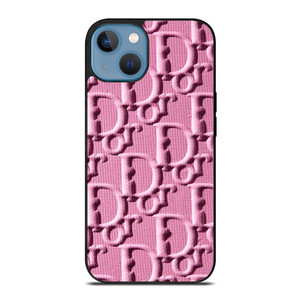 CHRISTIAN DIOR PINK EMBLEM iPhone 13 Case Cover CHRISTIAN DIOR PINK EMBLEM iPhone 13 Case Cover