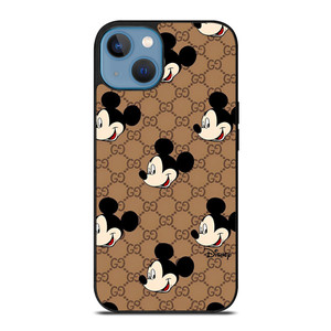 COACH MICKEY MOUSE BROWN iPhone 13 Case Cover COACH MICKEY MOUSE BROWN iPhone 13 Case Cover