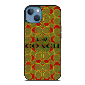 COACH NEW YORK LOGO GREEN RED ICON iPhone 13 Case Cover COACH NEW YORK LOGO GREEN RED ICON iPhone 13 Case Cover