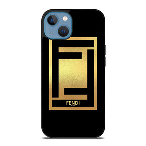 FENDI ROMA LOGO GOLD iPhone 13 Case Cover FENDI ROMA LOGO GOLD iPhone 13 Case Cover