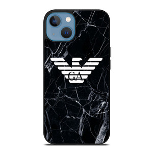 GIORGIO ARMANI LOGO BLACK MARBLE iPhone 13 Case Cover GIORGIO ARMANI LOGO BLACK MARBLE iPhone 13 Case Cover