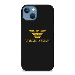 GIORGIO ARMANI LOGO GOLD iPhone 13 Case Cover GIORGIO ARMANI LOGO GOLD iPhone 13 Case Cover