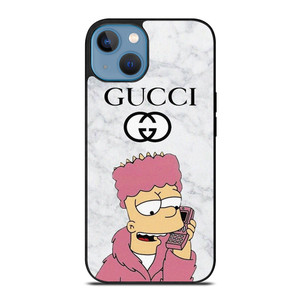 GUCCI BART SIMPSONS MARBLE iPhone 13 Case Cover GUCCI BART SIMPSONS MARBLE iPhone 13 Case Cover