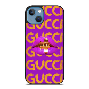 GUCCI GOLDEN PINK LIP iPhone 13 Case Cover
