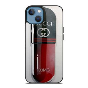 GUCCI LOGO 100 MG DRUGS ICON iPhone 13 Case Cover GUCCI LOGO 100 MG DRUGS ICON iPhone 13 Case Cover