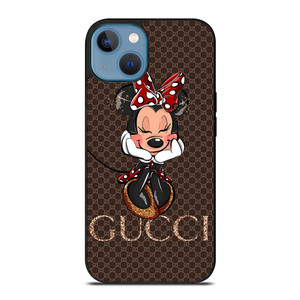 GUCCI LOGO BROWN MINNIE MOUSE DISNEY iPhone 13 Case Cover GUCCI LOGO BROWN MINNIE MOUSE DISNEY iPhone 13 Case Cover