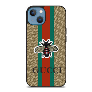 GUCCI LOGO PATTERN BEE iPhone 13 Case Cover GUCCI LOGO PATTERN BEE iPhone 13 Case Cover