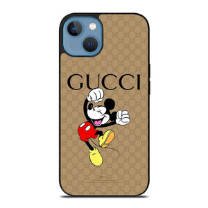 GUCCI LOGO PATTERN DISNEY MICKEY MOUSE iPhone 13 Case Cover