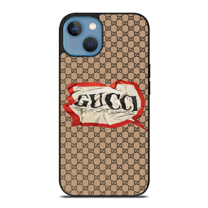 GUCCI LOGO PATTERN HEARTBREAKER iPhone 13 Case Cover GUCCI LOGO PATTERN HEARTBREAKER iPhone 13 Case Cover