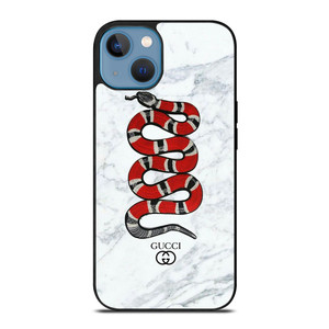 GUCCI LOGO SNAKE ON MARBLE ICON iPhone 13 Case Cover
