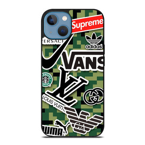 GUCCI LV NIKE VERSACE SUPREME ADIDAS LOGO iPhone 13 Case Cover GUCCI LV NIKE VERSACE SUPREME ADIDAS LOGO iPhone 13 Case Cover