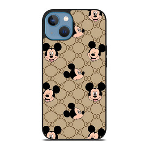 GUCCI MICKEY MOUSE HEADS iPhone 13 Case Cover GUCCI MICKEY MOUSE HEADS iPhone 13 Case Cover