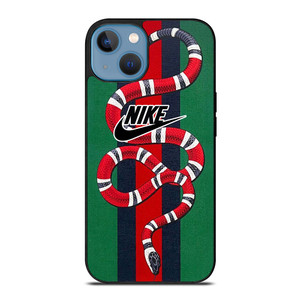 GUCCI SNAKE X NIKE LOGO ICON iPhone 13 Case Cover GUCCI SNAKE X NIKE LOGO ICON iPhone 13 Case Cover