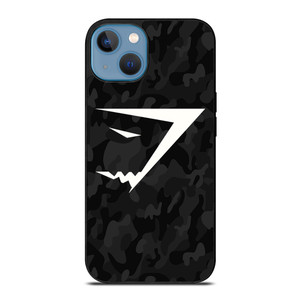 GYMSHARK BLACK CAMO iPhone 13 Case Cover GYMSHARK BLACK CAMO iPhone 13 Case Cover
