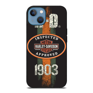 HARLEY DAVIDSON 1903 INSPECTED iPhone 13 Case Cover HARLEY DAVIDSON 1903 INSPECTED iPhone 13 Case Cover
