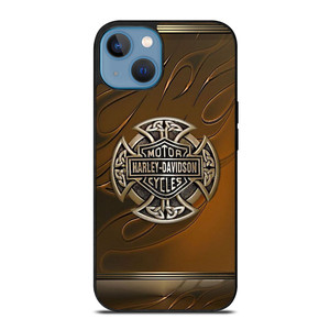 HARLEY DAVIDSON LOGO METAL FIRE iPhone 13 Case Cover