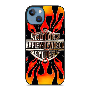 HARLEY DAVIDSON MOTORCYCLE LOGO FLAME iPhone 13 Case Cover HARLEY DAVIDSON MOTORCYCLE LOGO FLAME iPhone 13 Case Cover