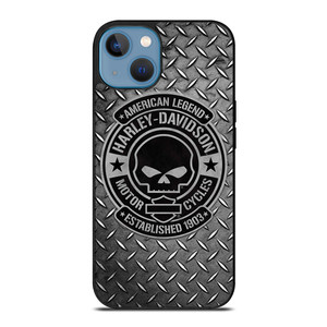 HARLEY DAVIDSON MOTORCYCLES COMPANY SKULL LOGO 1903 iPhone 13 Case Cover HARLEY DAVIDSON MOTORCYCLES COMPANY SKULL LOGO 1903 iPhone 13 Case Cover