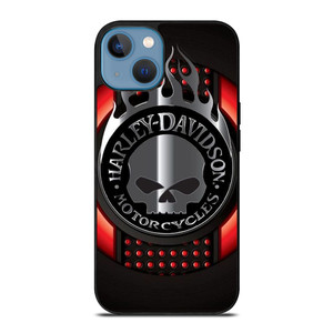 HARLEY DAVIDSON MOTORCYCLES COMPANY SKULL LOGO iPhone 13 Case Cover HARLEY DAVIDSON MOTORCYCLES COMPANY SKULL LOGO iPhone 13 Case Cover