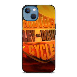 HARLEY DAVIDSON ORANGE LOGO iPhone 13 Case Cover