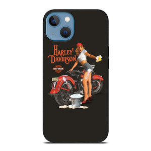 HARLEY DAVIDSON SEXY GIRL iPhone 13 Case Cover HARLEY DAVIDSON SEXY GIRL iPhone 13 Case Cover