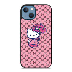 HELLO KITTY GUCCI PINK PATTERN LOGO iPhone 13 Case Cover HELLO KITTY GUCCI PINK PATTERN LOGO iPhone 13 Case Cover