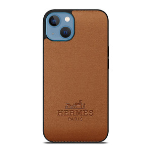 HERMES PARIS FASHION LOGO EMBLEM BROWN iPhone 13 Case Cover