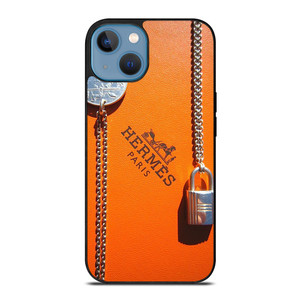 HERMES PARIS LOGO COIN AND PADLOCK iPhone 13 Case Cover HERMES PARIS LOGO COIN AND PADLOCK iPhone 13 Case Cover