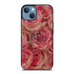 HERMES PARIS LOGO RED ROSE iPhone 13 Case Cover