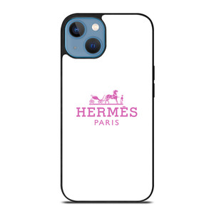 HERMES PARIS PINK LOGO iPhone 13 Case Cover HERMES PARIS PINK LOGO iPhone 13 Case Cover