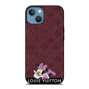 LOUIS VUITTON LV FEAT MINNIE MOUSE DISNEY iPhone 13 Case Cover LOUIS VUITTON LV FEAT MINNIE MOUSE DISNEY iPhone 13 Case Cover
