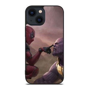 DEADPOOL THANOS MARVEL FUNNY iPhone 14 Plus Case Cover DEADPOOL THANOS MARVEL FUNNY iPhone 14 Plus Case Cover
