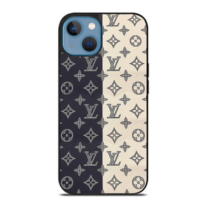 LOUIS VUITTON PATTERN BLACK AND WHITE iPhone 13 Case Cover LOUIS VUITTON PATTERN BLACK AND WHITE iPhone 13 Case Cover