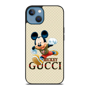 MICKEY MOUSE DISNEY X GUCCI LOGO PATTERN iPhone 13 Case Cover