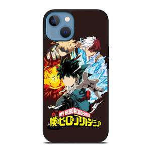 MY HERO ACADEMIA DEKU TODOROKI AND BAKUGOU iPhone 13 Case Cover MY HERO ACADEMIA DEKU TODOROKI AND BAKUGOU iPhone 13 Case Cover