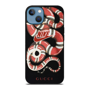 NIKE x GUCCI SNAKE LOGO ICON iPhone 13 Case Cover NIKE x GUCCI SNAKE LOGO ICON iPhone 13 Case Cover