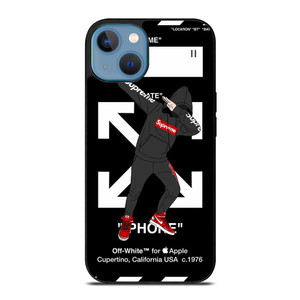 OFF WHITE DAB SUPREME iPhone 13 Case Cover OFF WHITE DAB SUPREME iPhone 13 Case Cover
