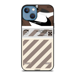 OFF WHITE NIKE LOGO SHOES iPhone 13 Case Cover