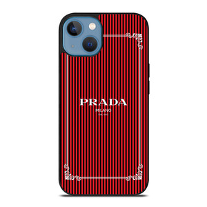 PRADA LOGO RED STRIPE iPhone 13 Case Cover PRADA LOGO RED STRIPE iPhone 13 Case Cover