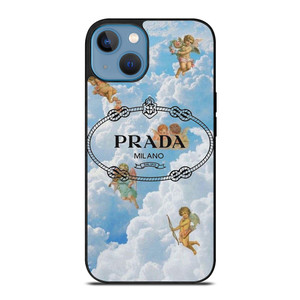 PRADA MILANO LOGO THE ANGELS iPhone 13 Case Cover PRADA MILANO LOGO THE ANGELS iPhone 13 Case Cover