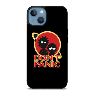 RICK AND MORTY DONT PANIC iPhone 13 Case Cover RICK AND MORTY DONT PANIC iPhone 13 Case Cover