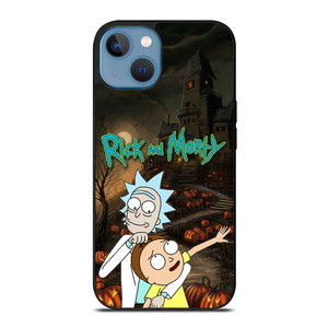RICK AND MORTY HAPPY HALLOWEEN iPhone 13 Case Cover RICK AND MORTY HAPPY HALLOWEEN iPhone 13 Case Cover