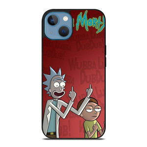 RICK AND MORTY MIDDLE FINGER iPhone 13 Case Cover RICK AND MORTY MIDDLE FINGER iPhone 13 Case Cover