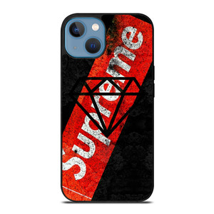 SUPREME DIAMOND SUPPLY CO BLACK iPhone 13 Case Cover SUPREME DIAMOND SUPPLY CO BLACK iPhone 13 Case Cover