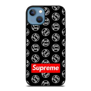 SUPREME FUCK EM iPhone 13 Case Cover SUPREME FUCK EM iPhone 13 Case Cover