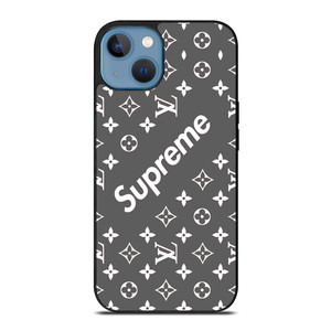 SUPREME GREY PATTREN iPhone 13 Case Cover