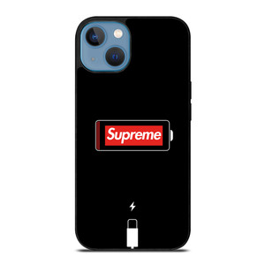 SUPREME PHONE LOW BATTERY iPhone 13 Case Cover SUPREME PHONE LOW BATTERY iPhone 13 Case Cover