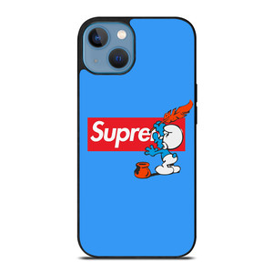 SUPREME X THE SMURFS iPhone 13 Case Cover